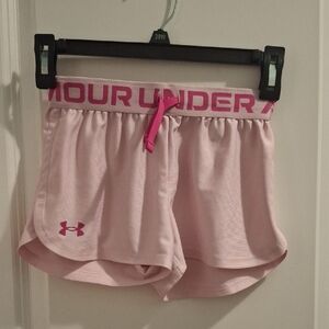 Under Armour Women's Light Pink Athletic Shorts